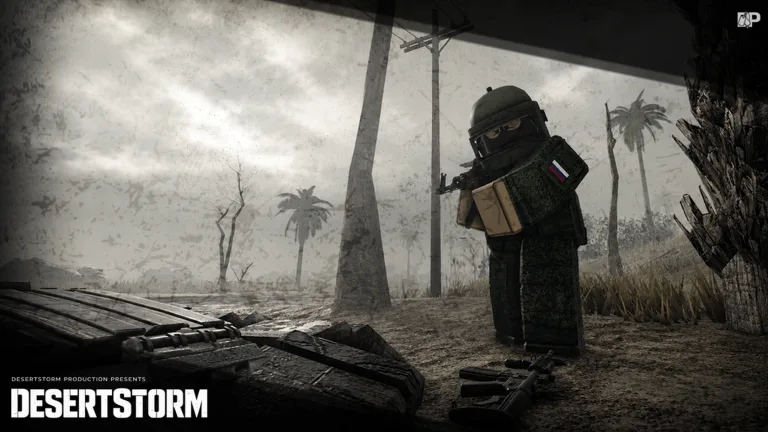 DesertStorm extraction shooter gameplay on Roblox